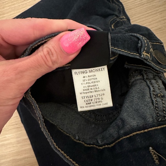 Flying Monkey Skinny Ankle Mid Rise, size 24 - Picture 8 of 8